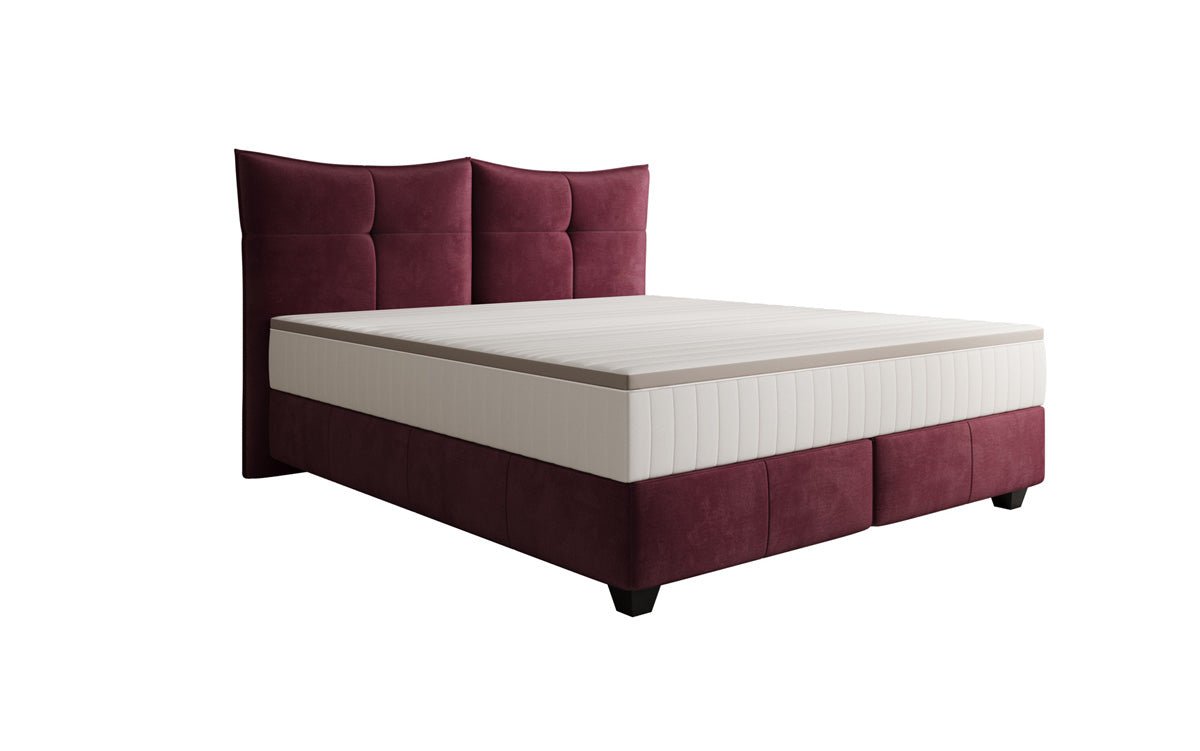 Boxspringbett Veyora in Samt