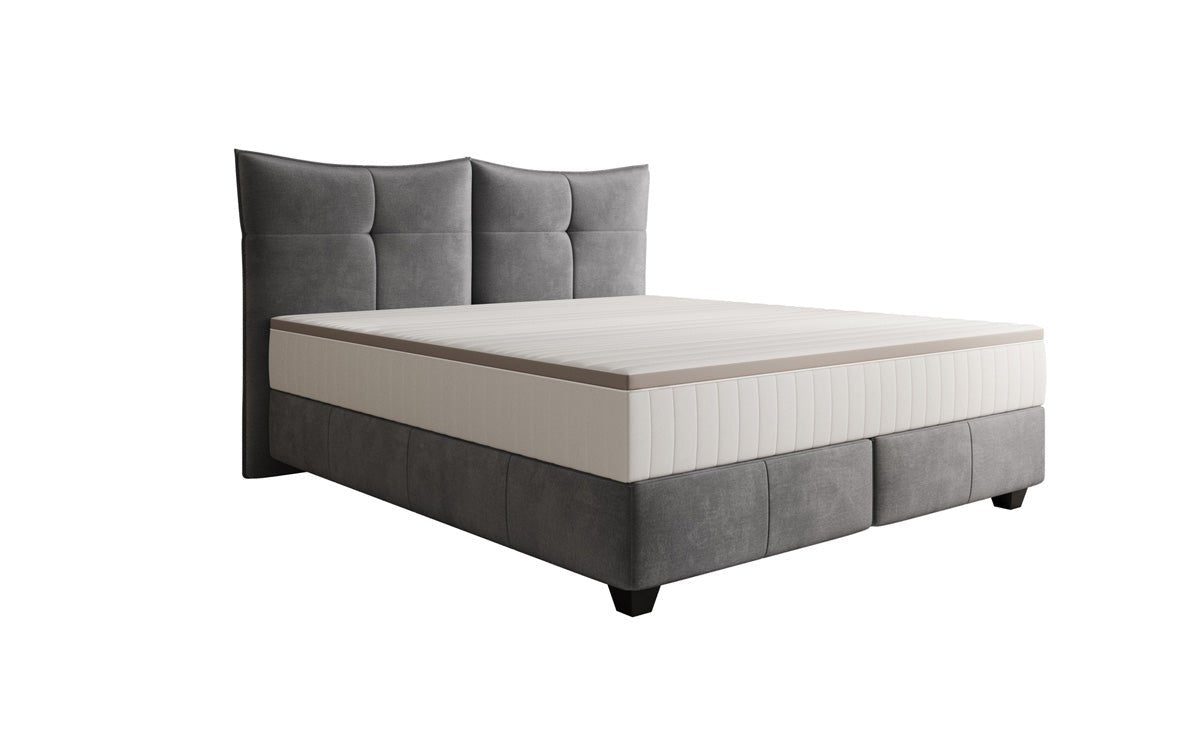 Boxspringbett Veyora in Samt