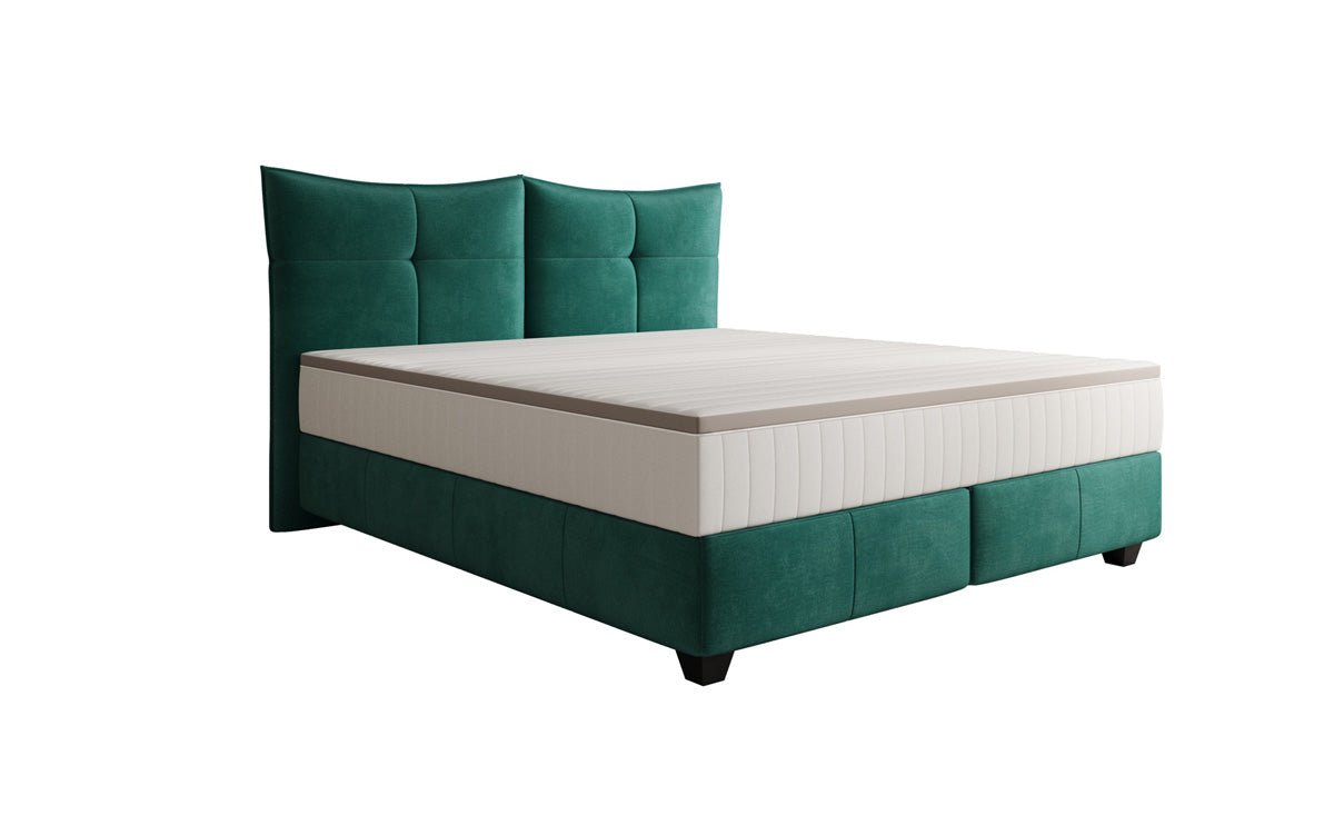 Boxspringbett Veyora in Samt