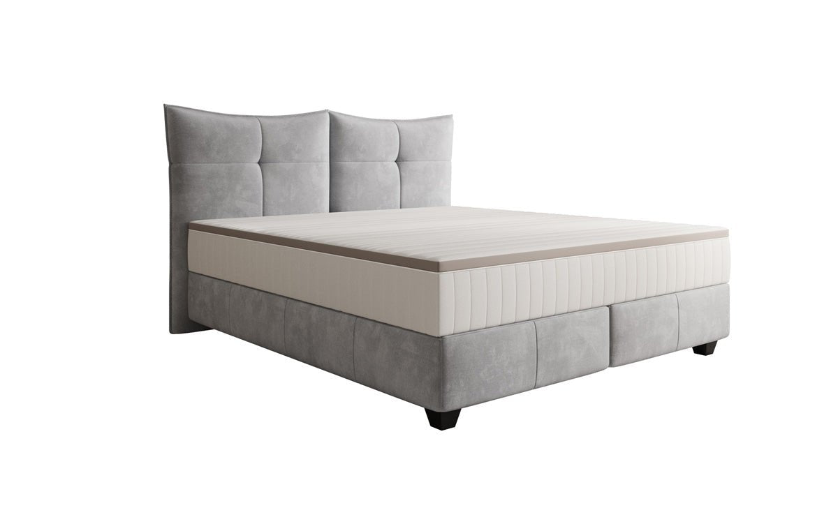 Boxspringbett Veyora in Samt