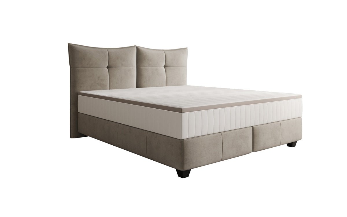 Boxspringbett Veyora in Samt
