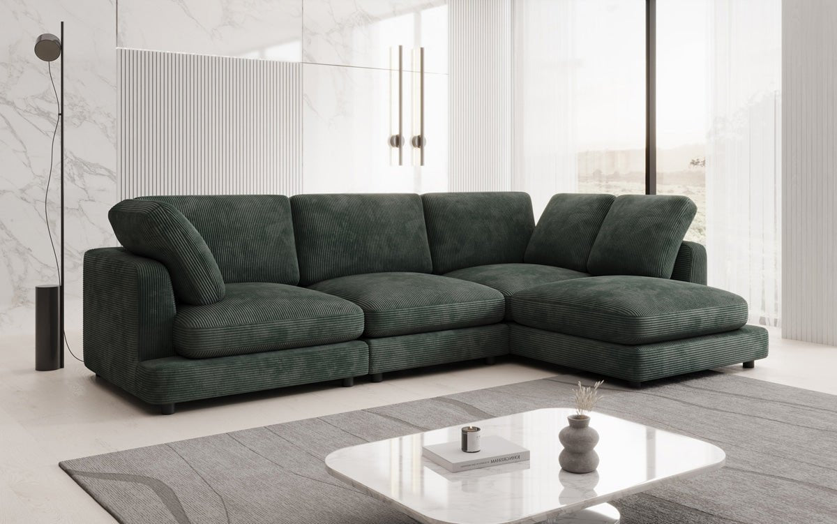 Designer Sofa Thalessa L in Cord