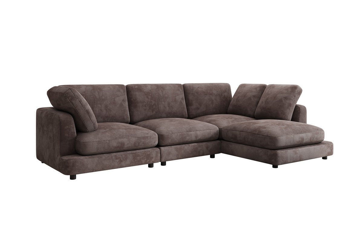 Designer Sofa Thalessa L in Cord