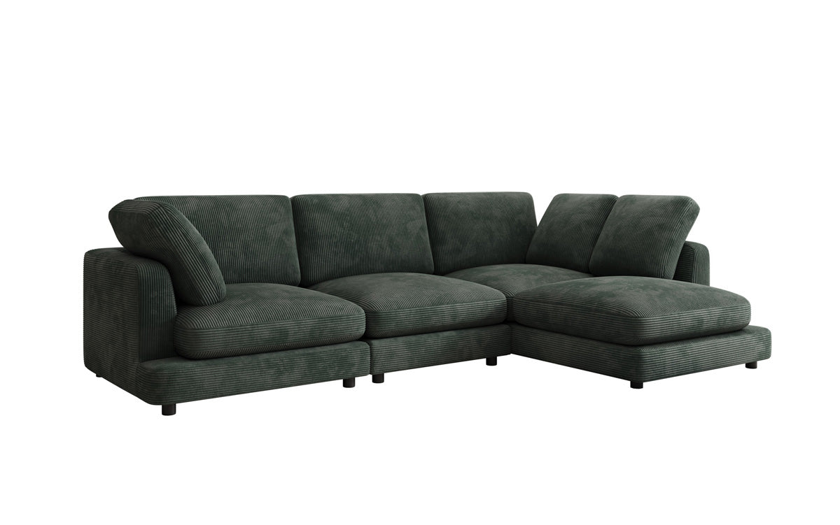 Designer Sofa Thalessa L in Cord
