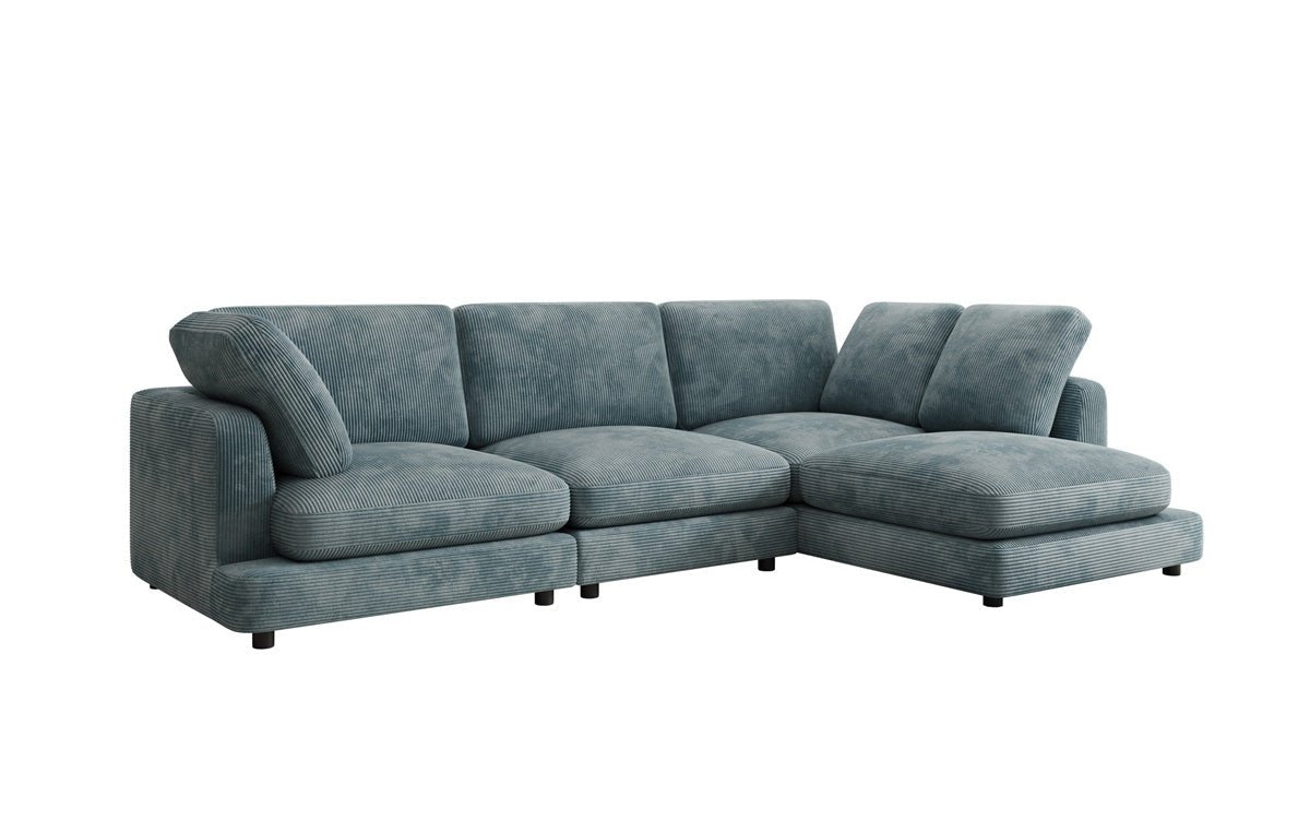 Designer Sofa Thalessa L in Cord