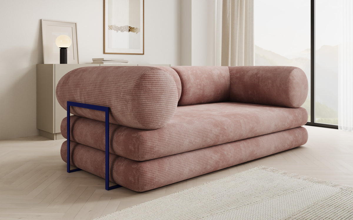 Designer Sofa Lazy Tube 3 Sitzer in Cord