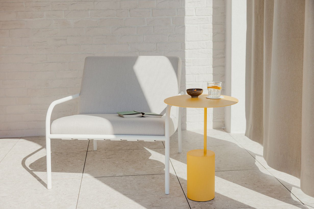 Couchtisch/Beistelltisch Ciro – Edelstahl-Design für Indoor & Outdoor