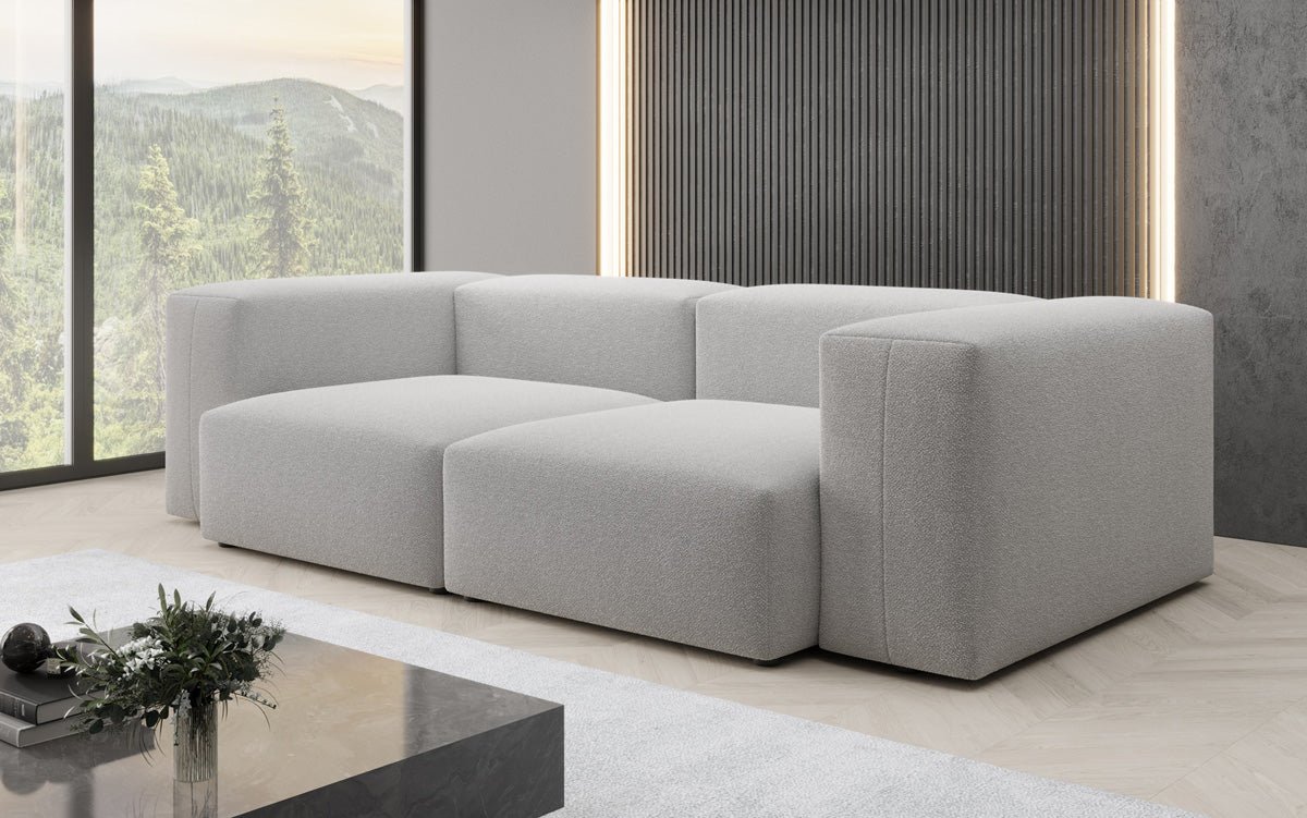 Designer 2 Sitzer Sofa Snug in Bouclé