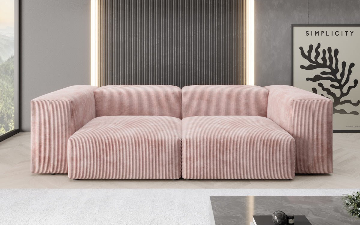Designer 2 Sitzer Sofa Snug in Cord