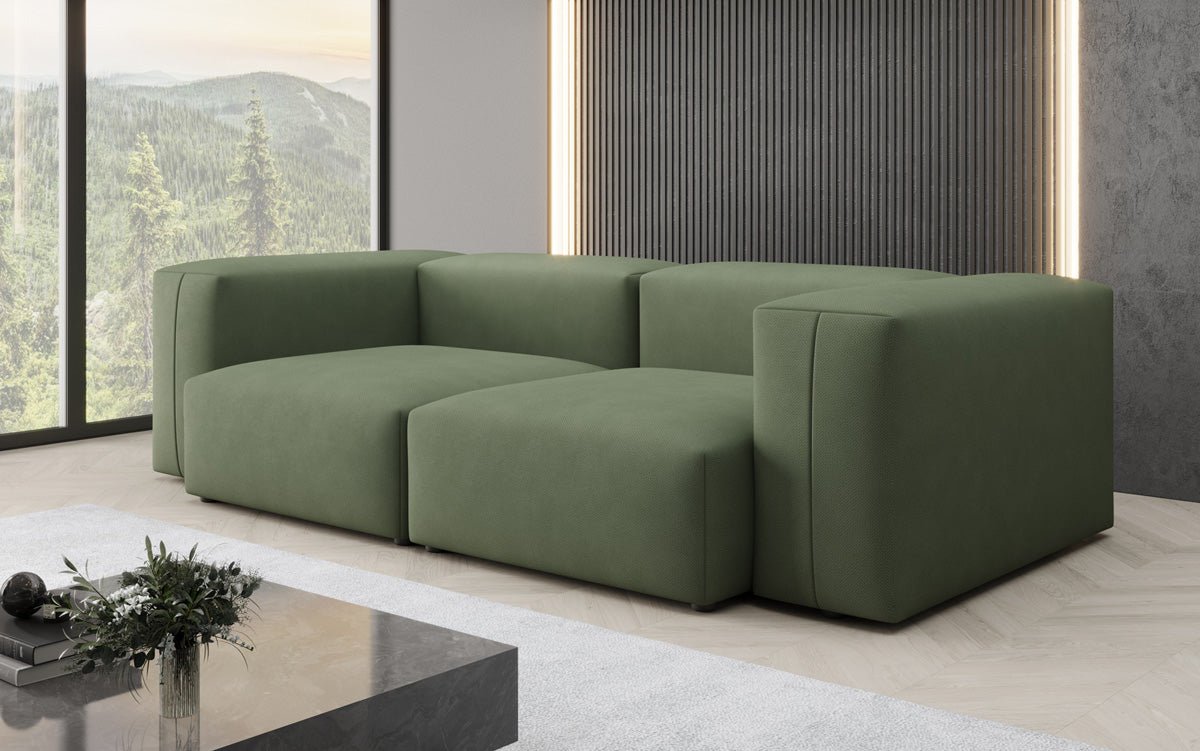 Designer 2 Sitzer Sofa Snug in Stoff