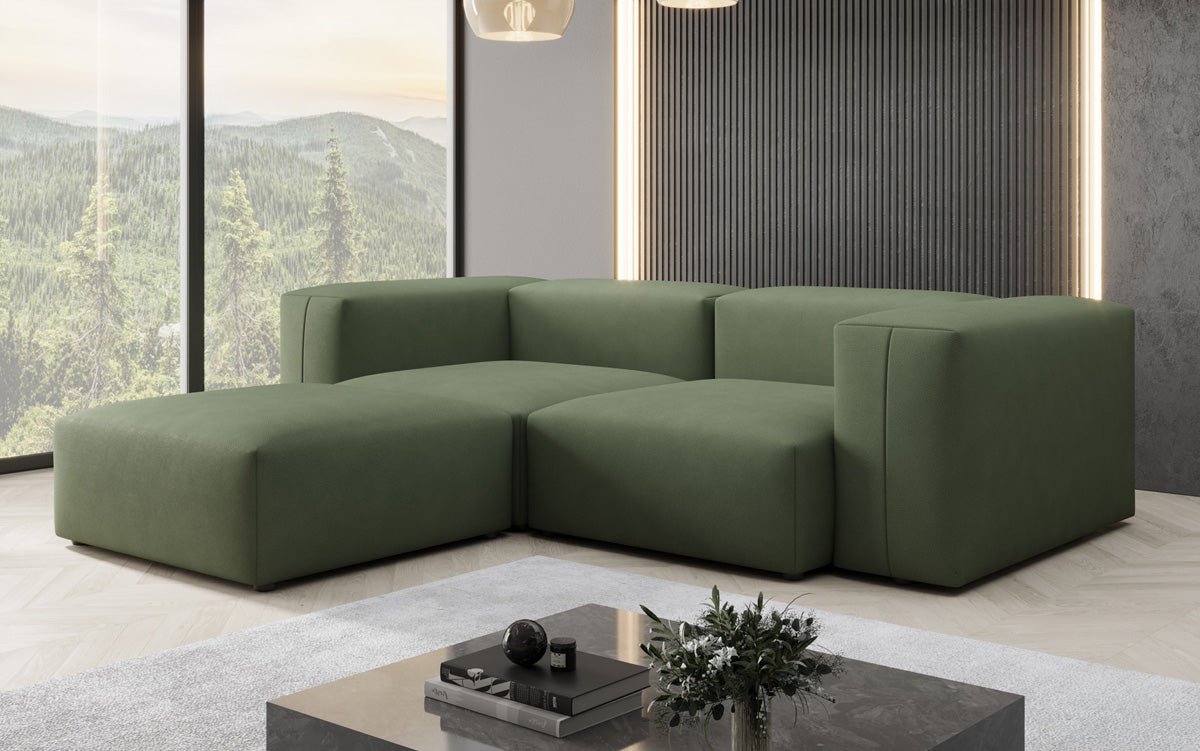 Designer L Sofa Snug Mini in Stoff