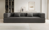 Designer Sofa Lazy 3 Sitzer XXL in Bouclé