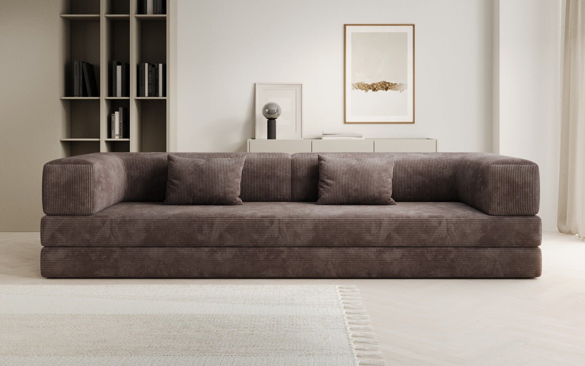 Designer Sofa Lazy 3 Sitzer XXL in Cord