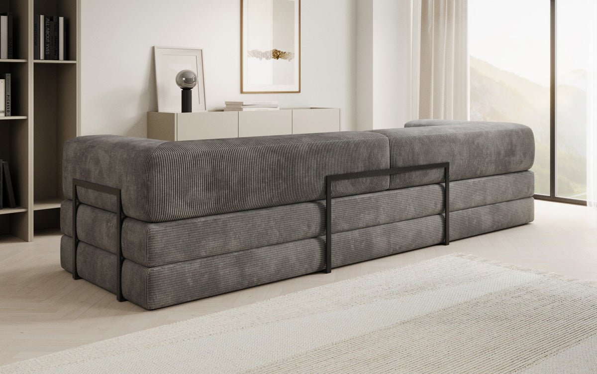 Designer Sofa Lazy 3 Sitzer XXL in Cord