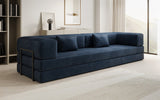 Designer Sofa Lazy 3 Sitzer XXL in Samt