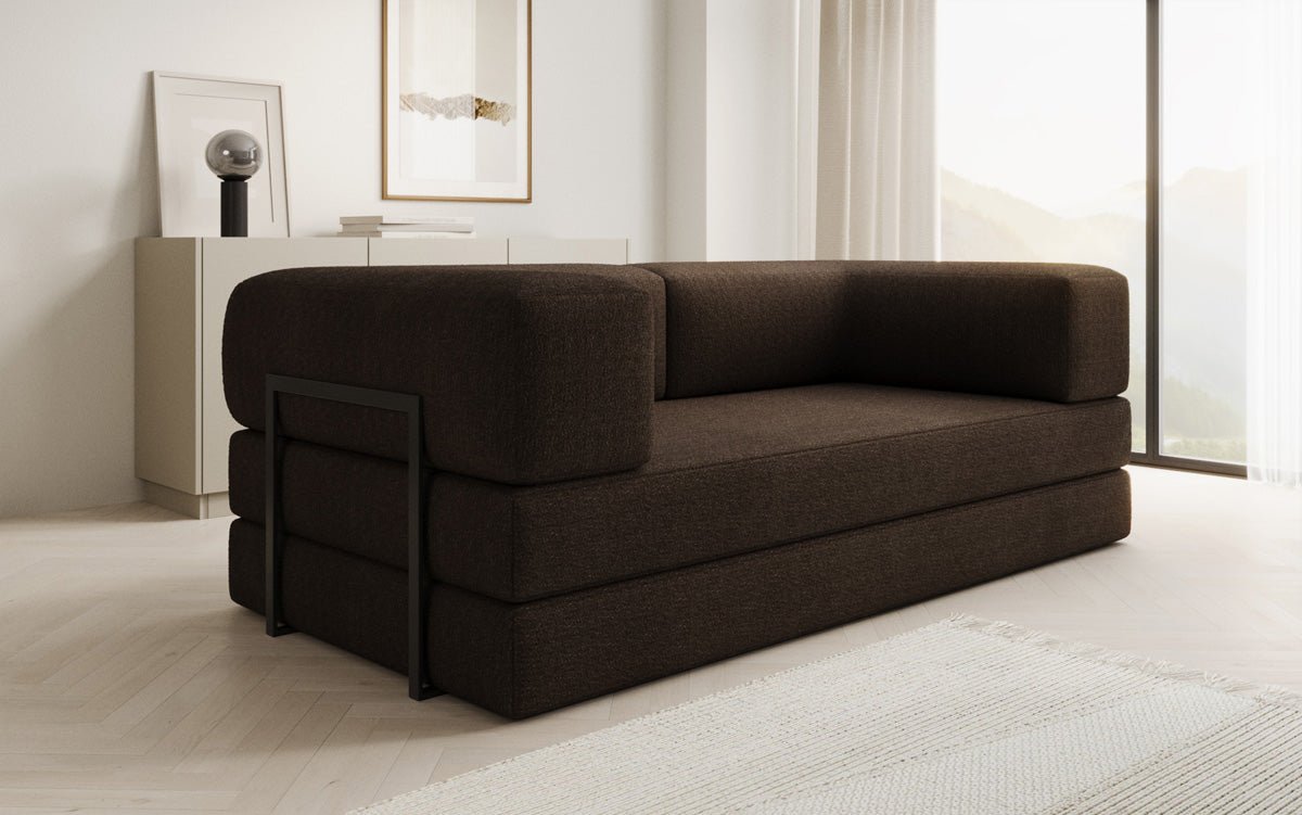 Designer Sofa Lazy 3 Sitzer in Bouclé