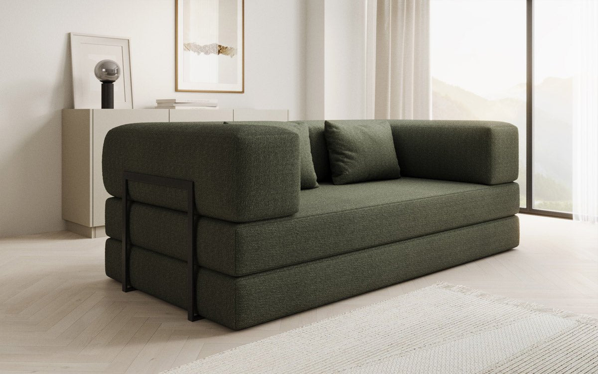 Designer Sofa Lazy 3 Sitzer in Bouclé