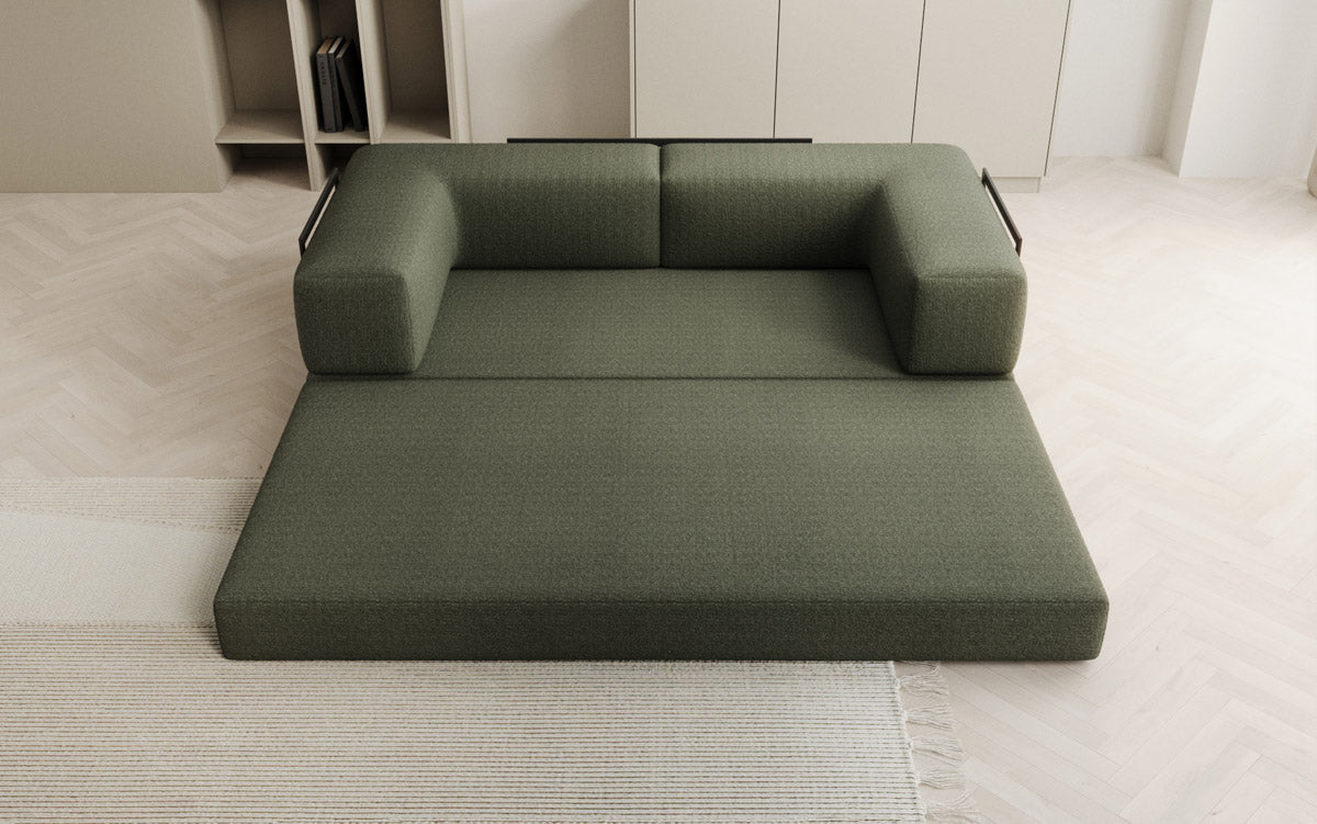 Designer Sofa Lazy 3 Sitzer in Bouclé