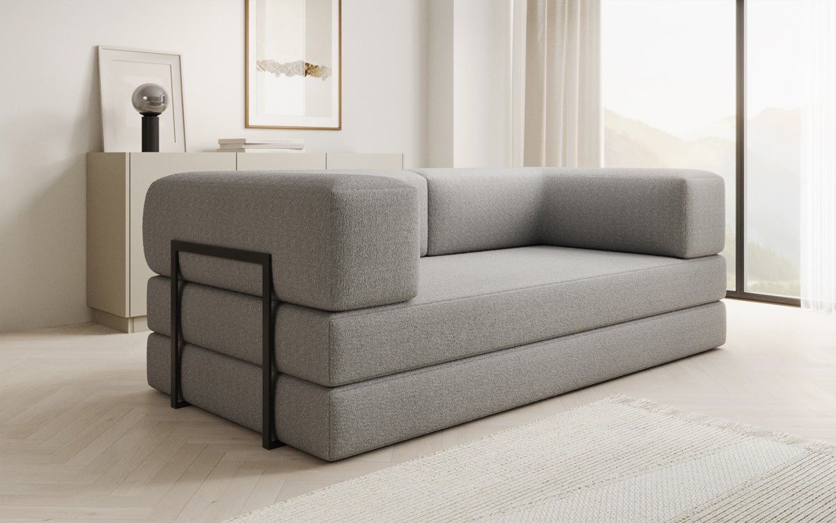 Designer Sofa Lazy 3 Sitzer in Bouclé