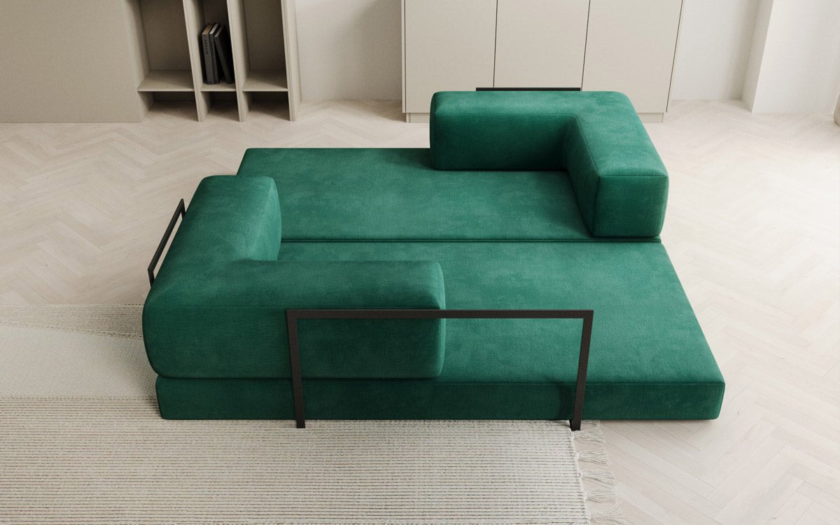 Designer Sofa Lazy 3 Sitzer in Samt
