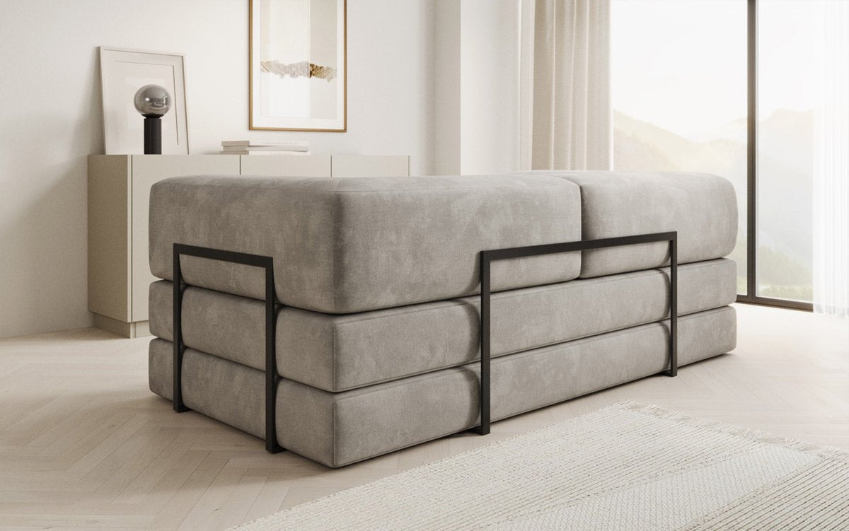 Designer Sofa Lazy 3 Sitzer in Samt