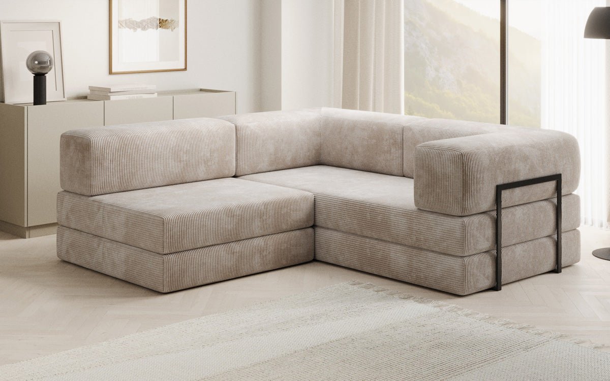 Designer Ecksofa Lazy Mini in Cord
