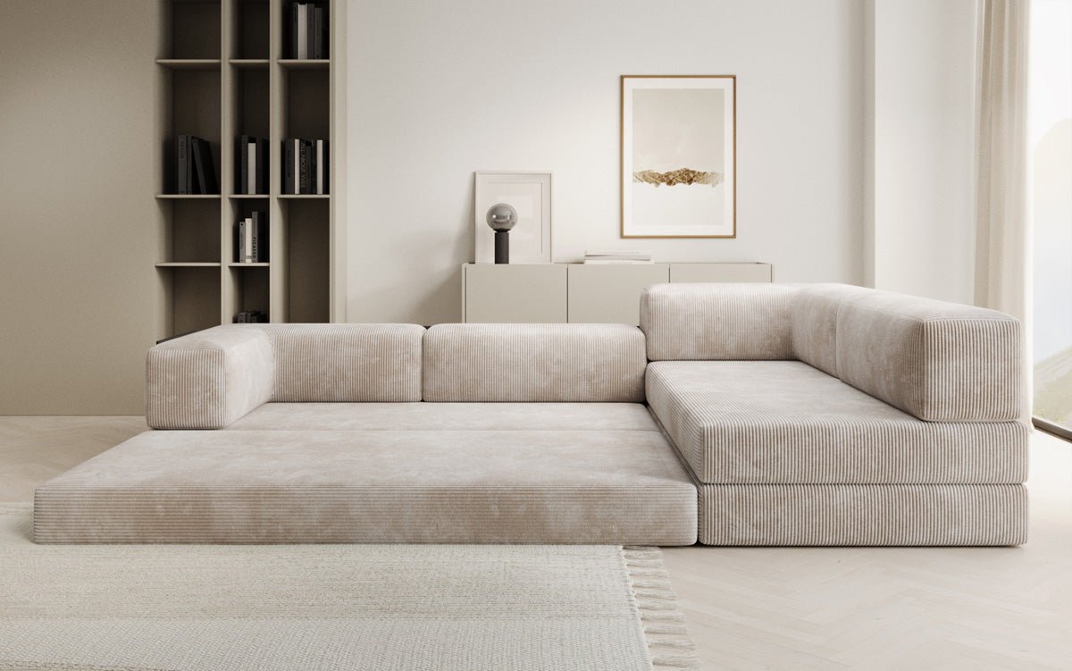 Designer Sofa Lazy L in Cord