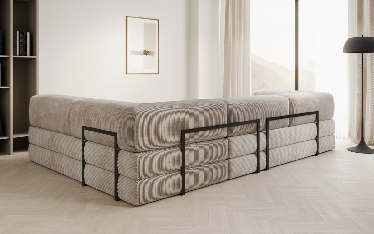 Designer Sofa Lazy L in Cord