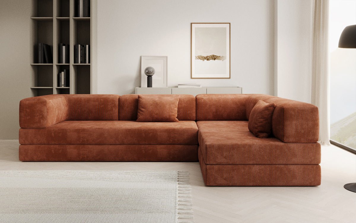 Designer Sofa Lazy L in Cord