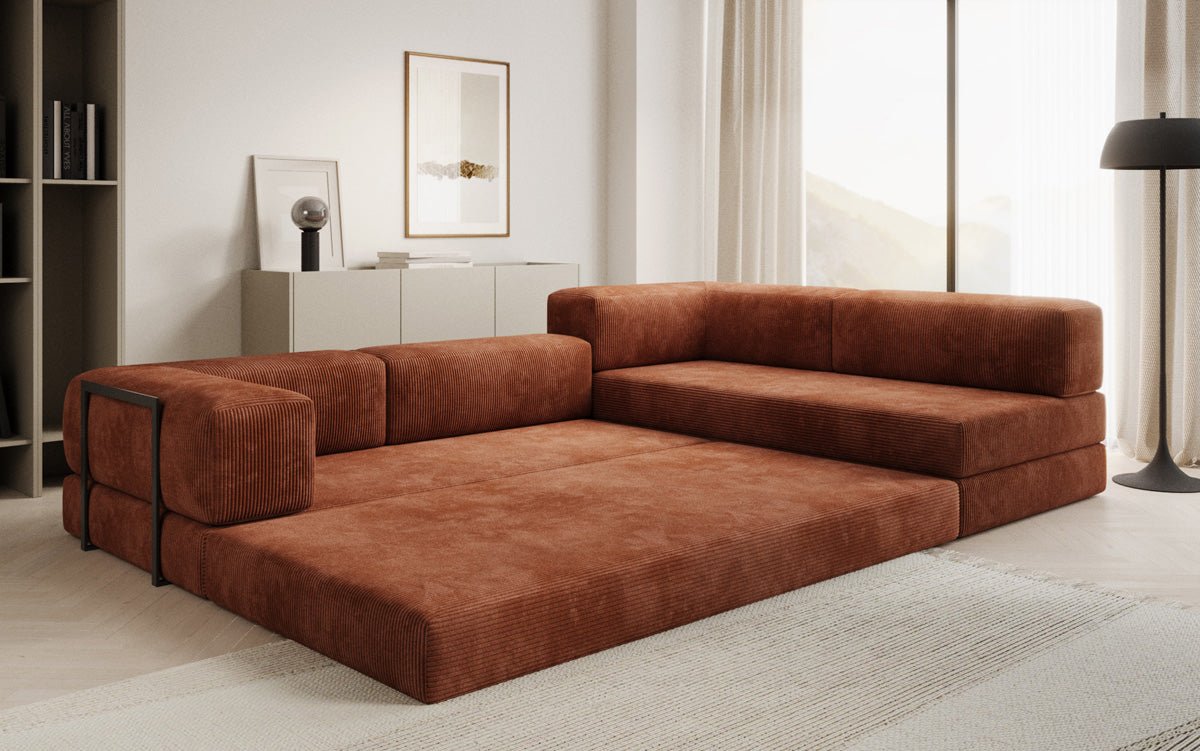 Designer Sofa Lazy L in Cord