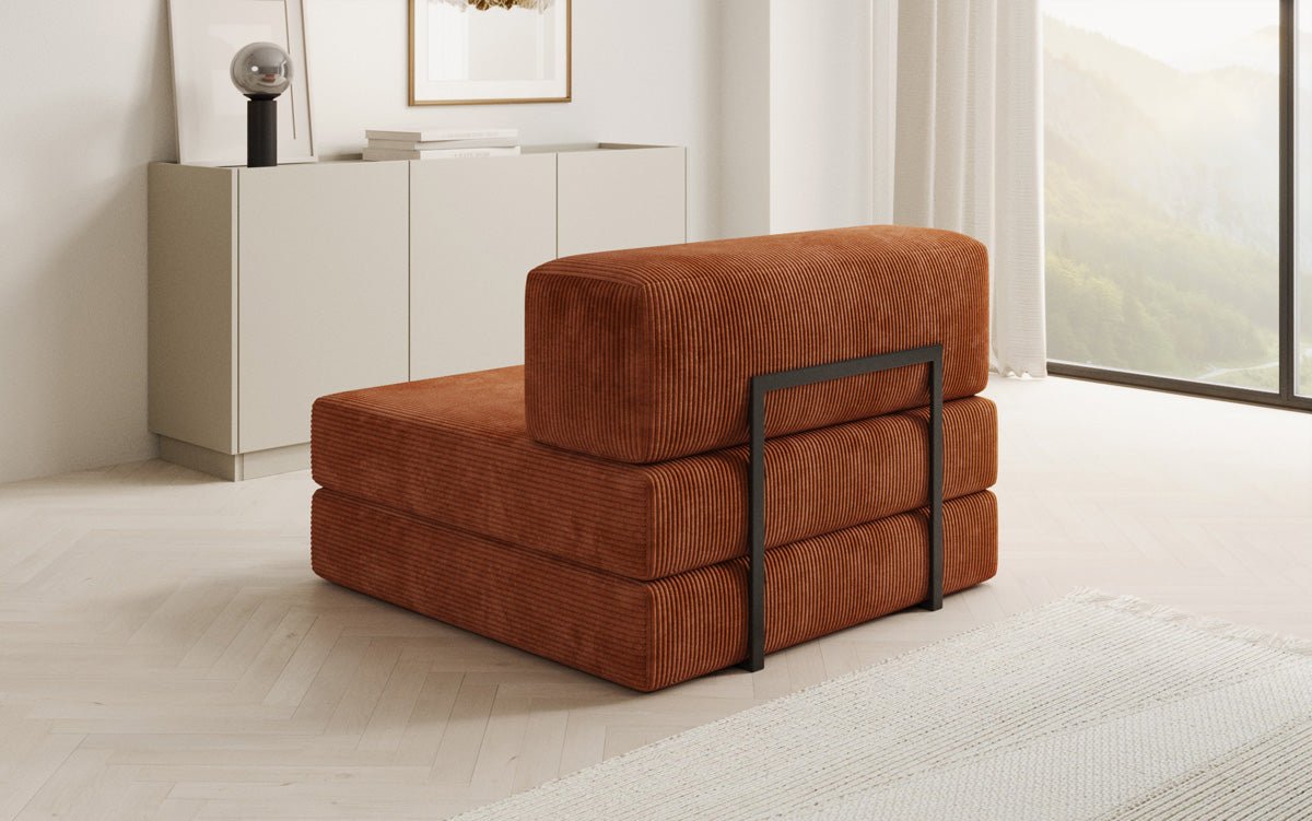Designer Sofa Mittelmodul Lazy in Cord