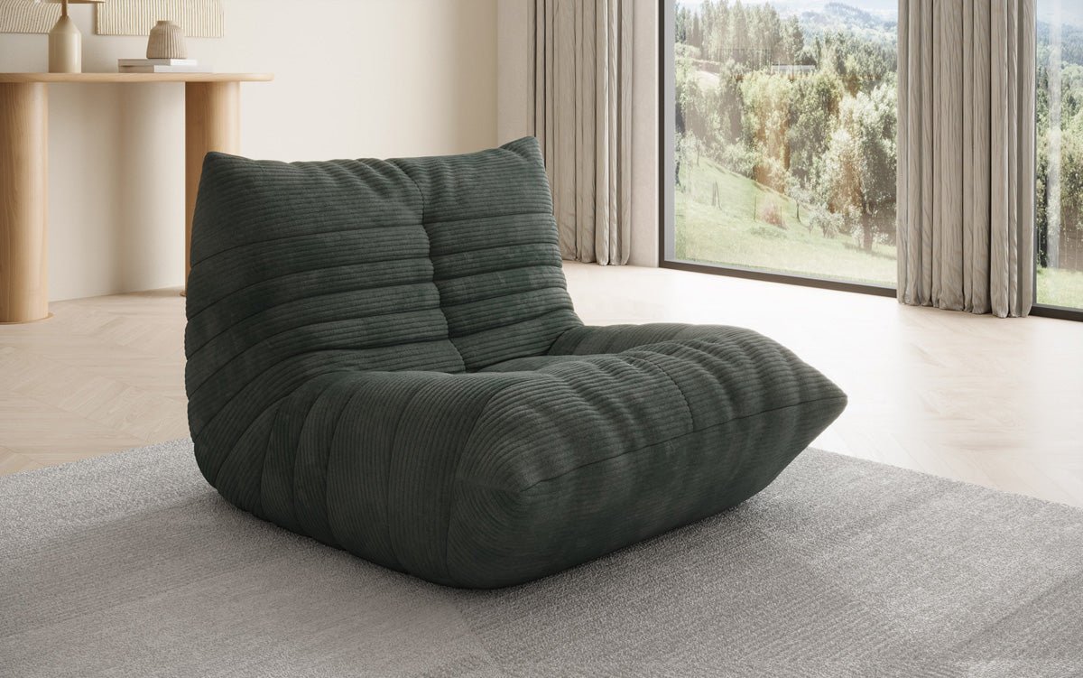Designer Sofa-Sessel Calmo in Cord