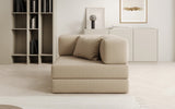 Designer Sofa-Sessel Lazy in Bouclé