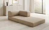Designer Sofa-Sessel Lazy in Bouclé