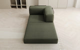 Designer Sofa-Sessel Lazy in Bouclé