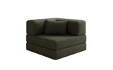 Designer Sofa-Sessel Lazy in Bouclé