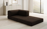 Designer Sofa-Sessel Lazy in Bouclé