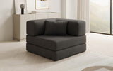 Designer Sofa-Sessel Lazy in Bouclé