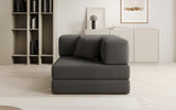Designer Sofa-Sessel Lazy in Bouclé