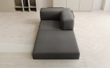 Designer Sofa-Sessel Lazy in Bouclé
