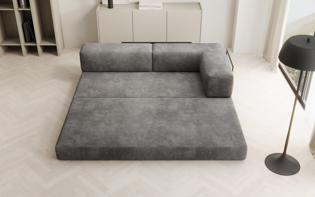 Designer Sofa/Chaise Longue Lazy in Cord