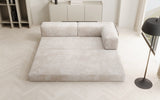Designer Sofa/Chaise Longue Lazy in Cord