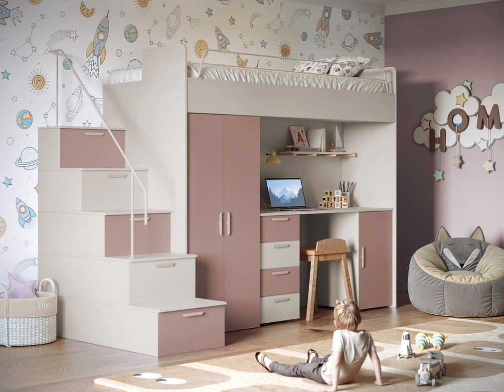 Kinderhochbett Dream Matte Oberfläche