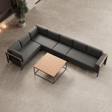 Euphoria – L-Maxilounge & Tisch aus Aluminium | Aevora™ Kollektion