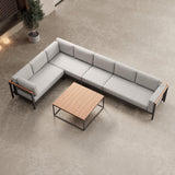Euphoria – L-Maxilounge & Tisch aus Aluminium | Aevora™ Kollektion