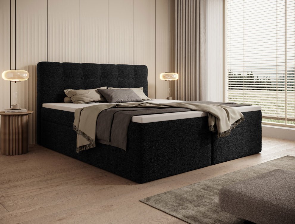 Boxspringbett Faro Frotte mit Stauraum