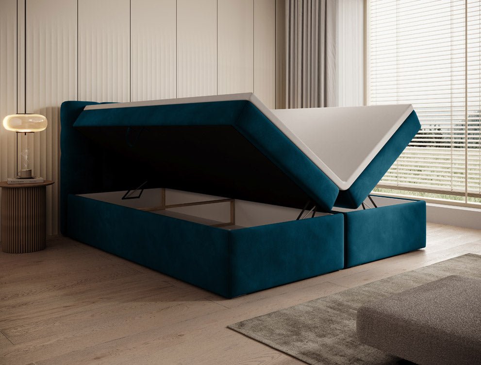Boxspringbett Faro Samt mit Stauraum
