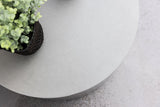 Garten Beistelltisch India - Ø60 aus Aluminium in der Farbe Grau