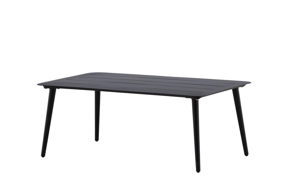 Garten Couchtisch Rhodos - Aus schwarzem Aluminium