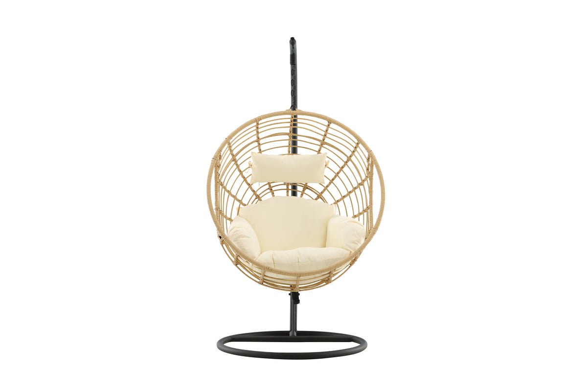 Garten Hängesessel Mercy - aus Rattan/Metall in Natur